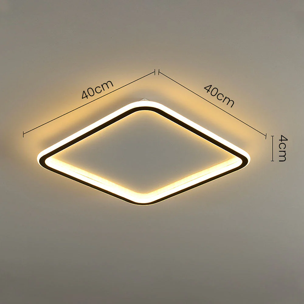 Geometry Square Hollow LED Ceiling Light - Image 7