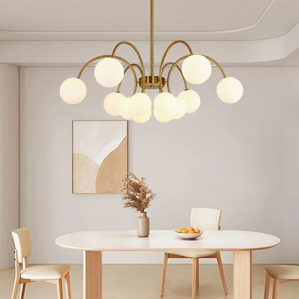 Modern Gold Sputnik Shape Chandelier