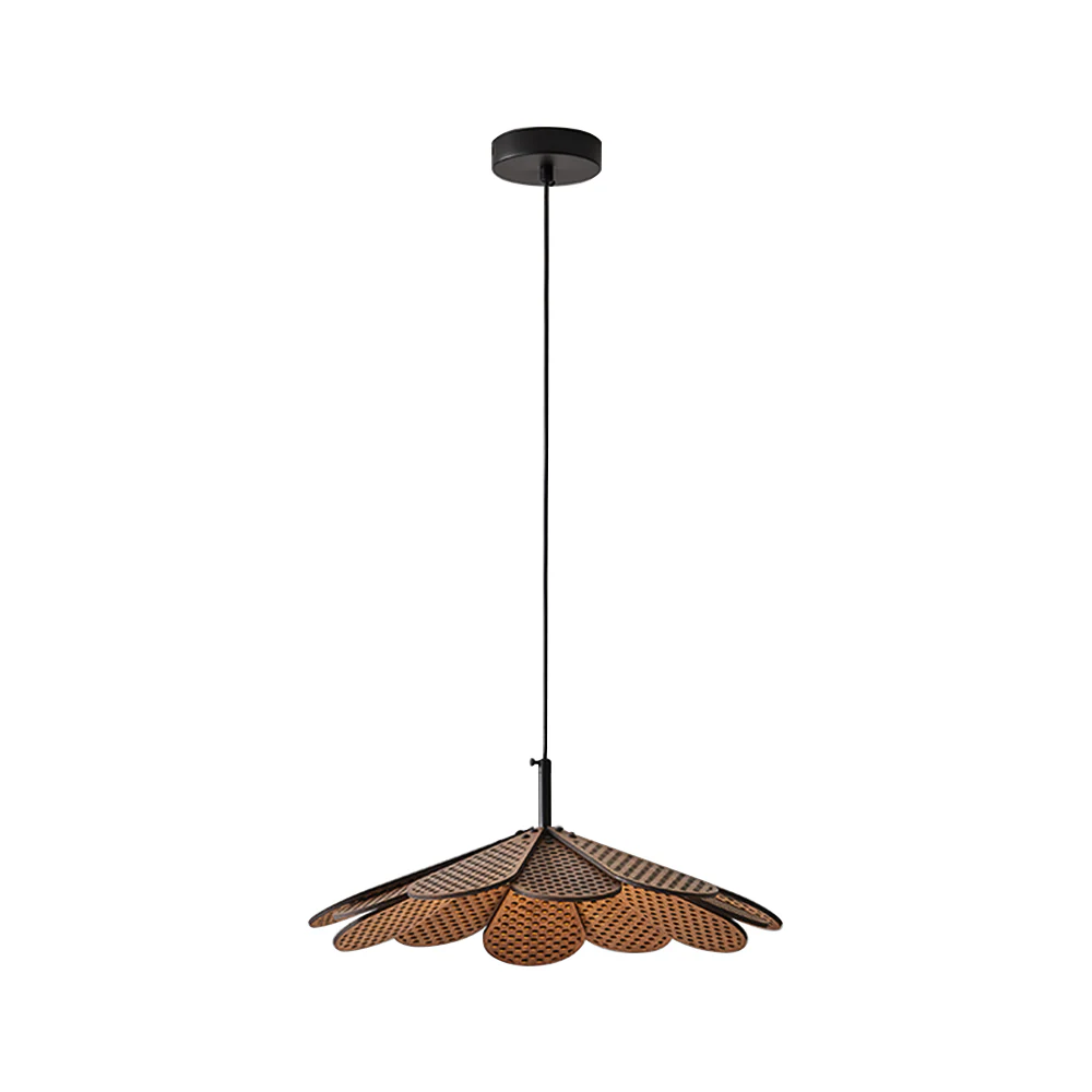 Hollyhock LED Rattan Leaves Pendant Light - Image 16