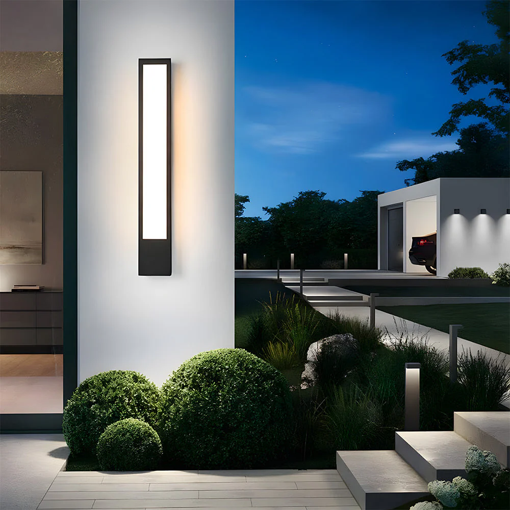 IP55 Modern Black LED Outdoor Wall Lights - Image 3