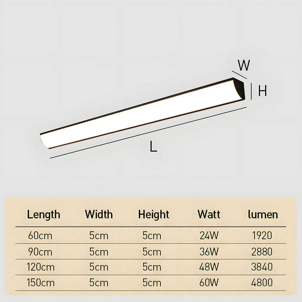 IP65 Modern Long Exterior Waterproof Wall Sconce - Image 16