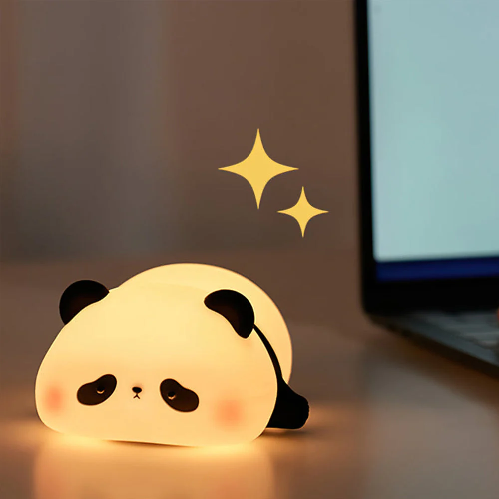 Panda Led Silicone Bedroom Night Light Table Lamp - Image 10