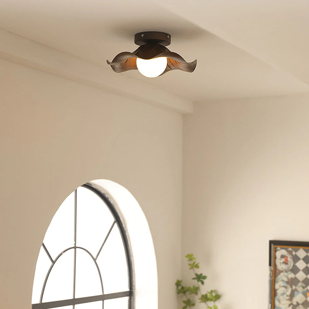 Iron Art Living Room Brown Ceiling Light - Image 12