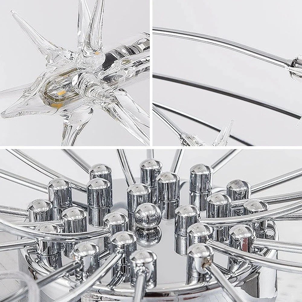 Luxury Star Glass Bedroom Ceiling Light - Image 20