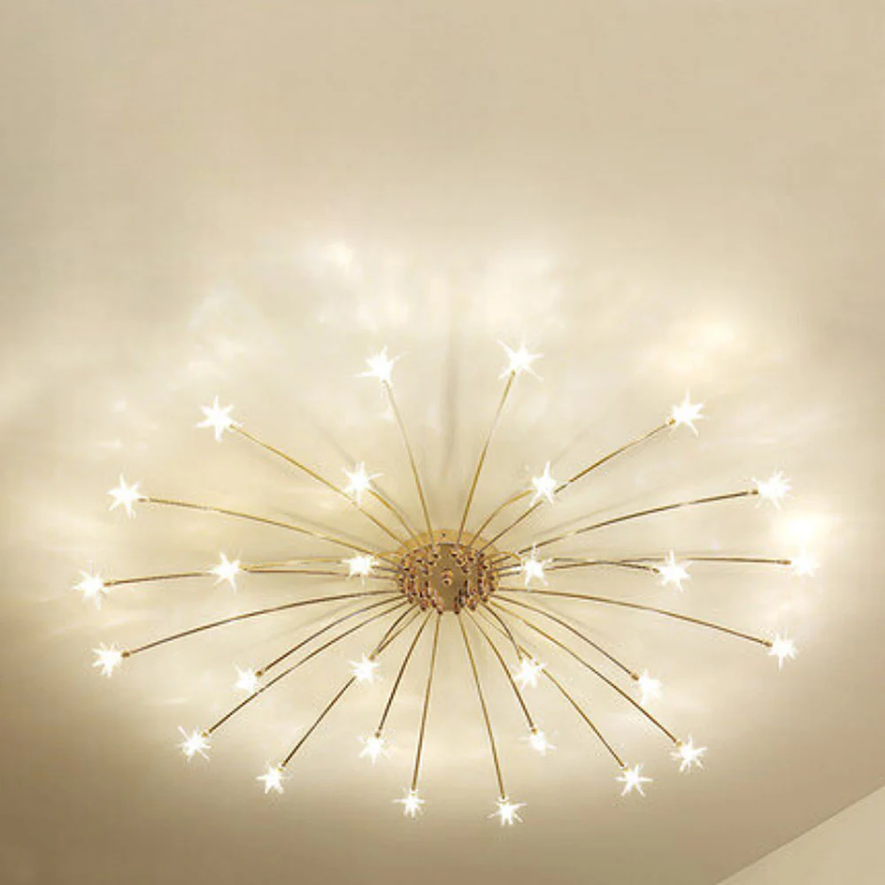 Luxury Star Glass Bedroom Ceiling Light - Image 29