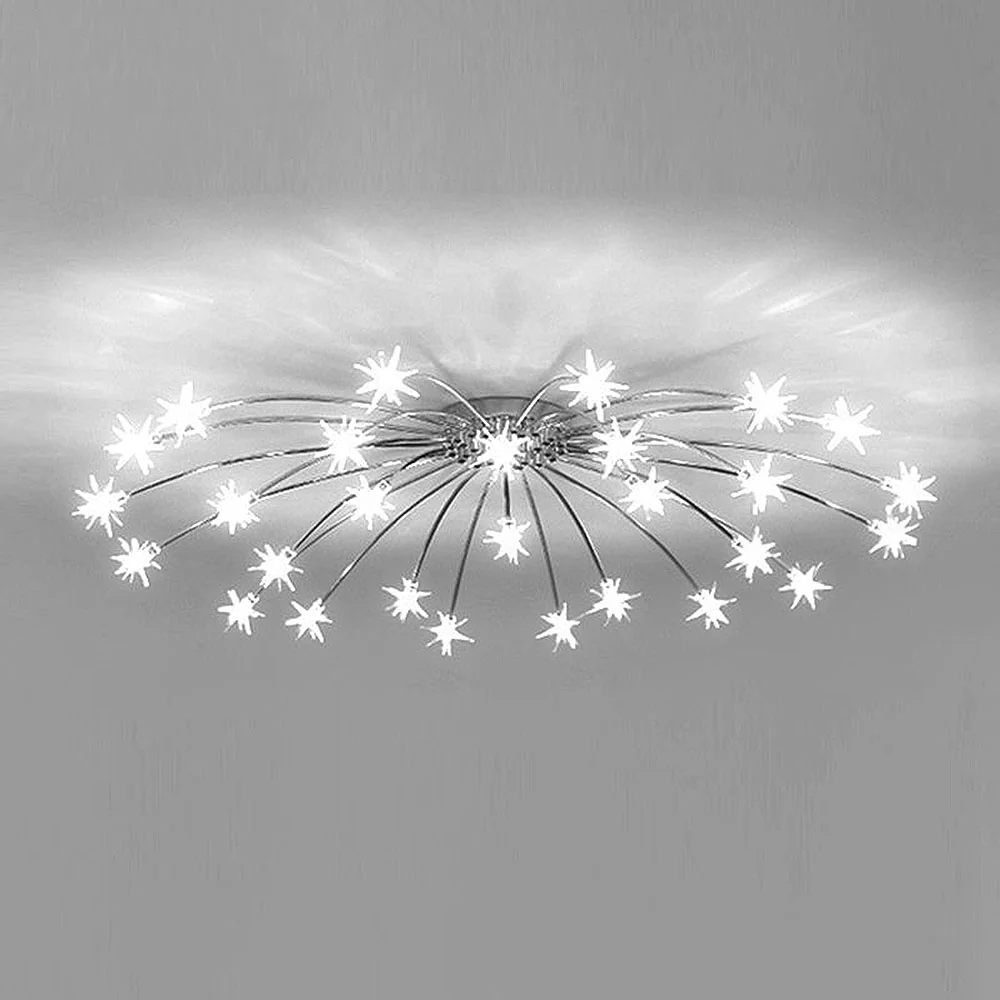 Luxury Star Glass Bedroom Ceiling Light - Image 33