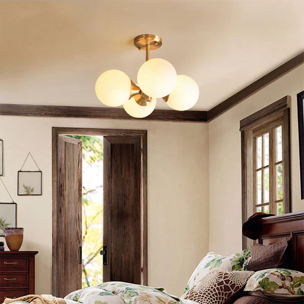 LED Glass Ball Ceiling Lamp - Image 2