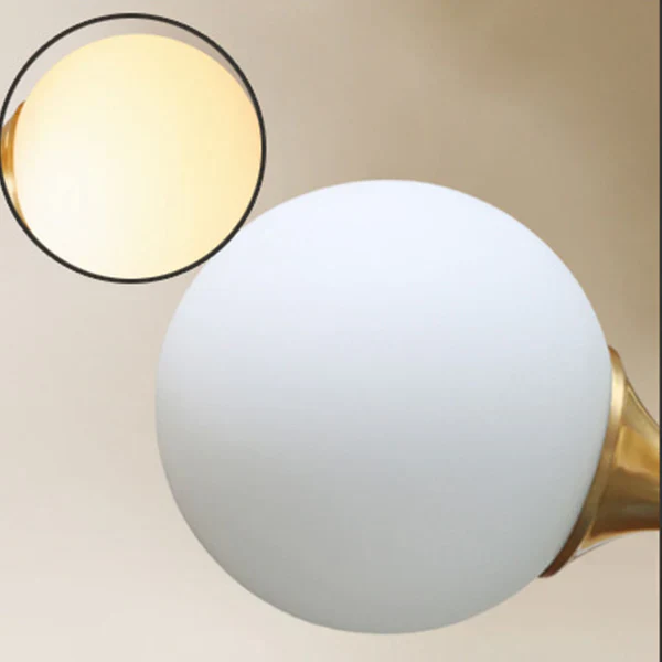 LED Glass Ball Ceiling Lamp - Image 7