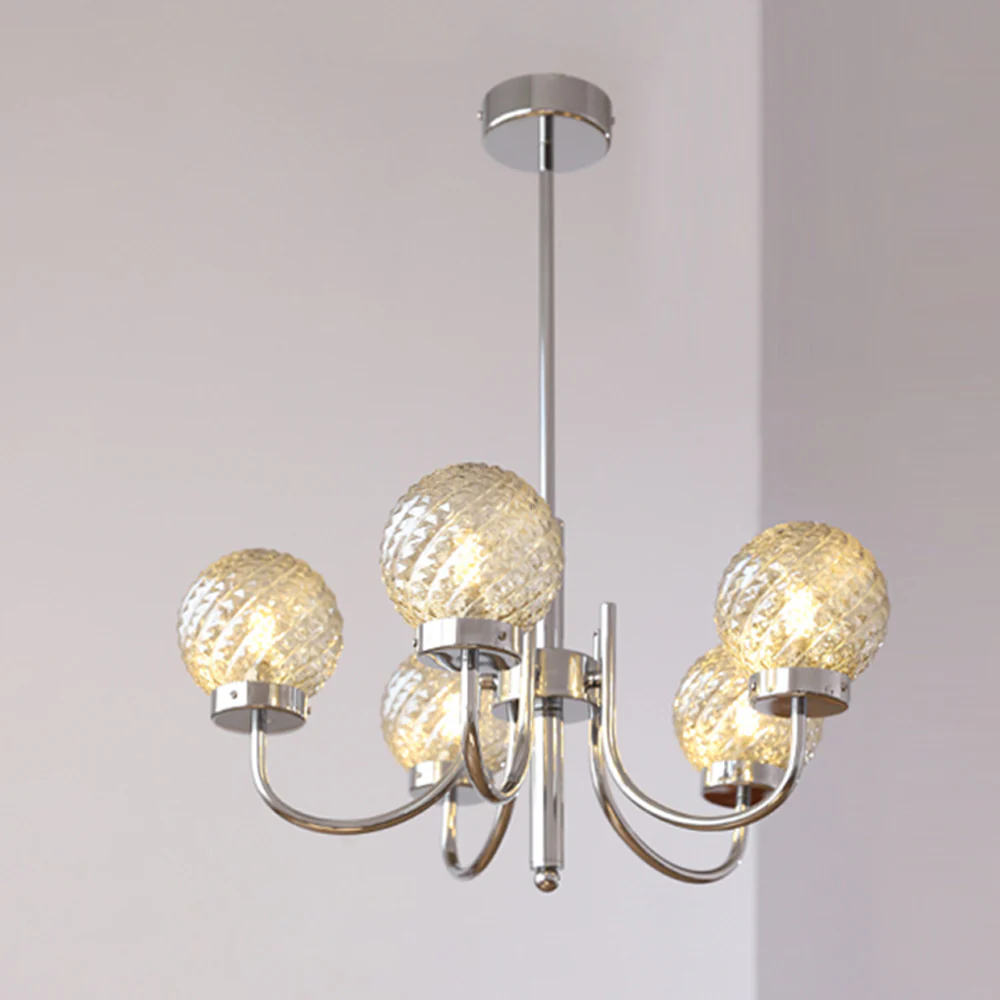 Light Luxury Glass Ball Bedroom Chandeliers - Image 11
