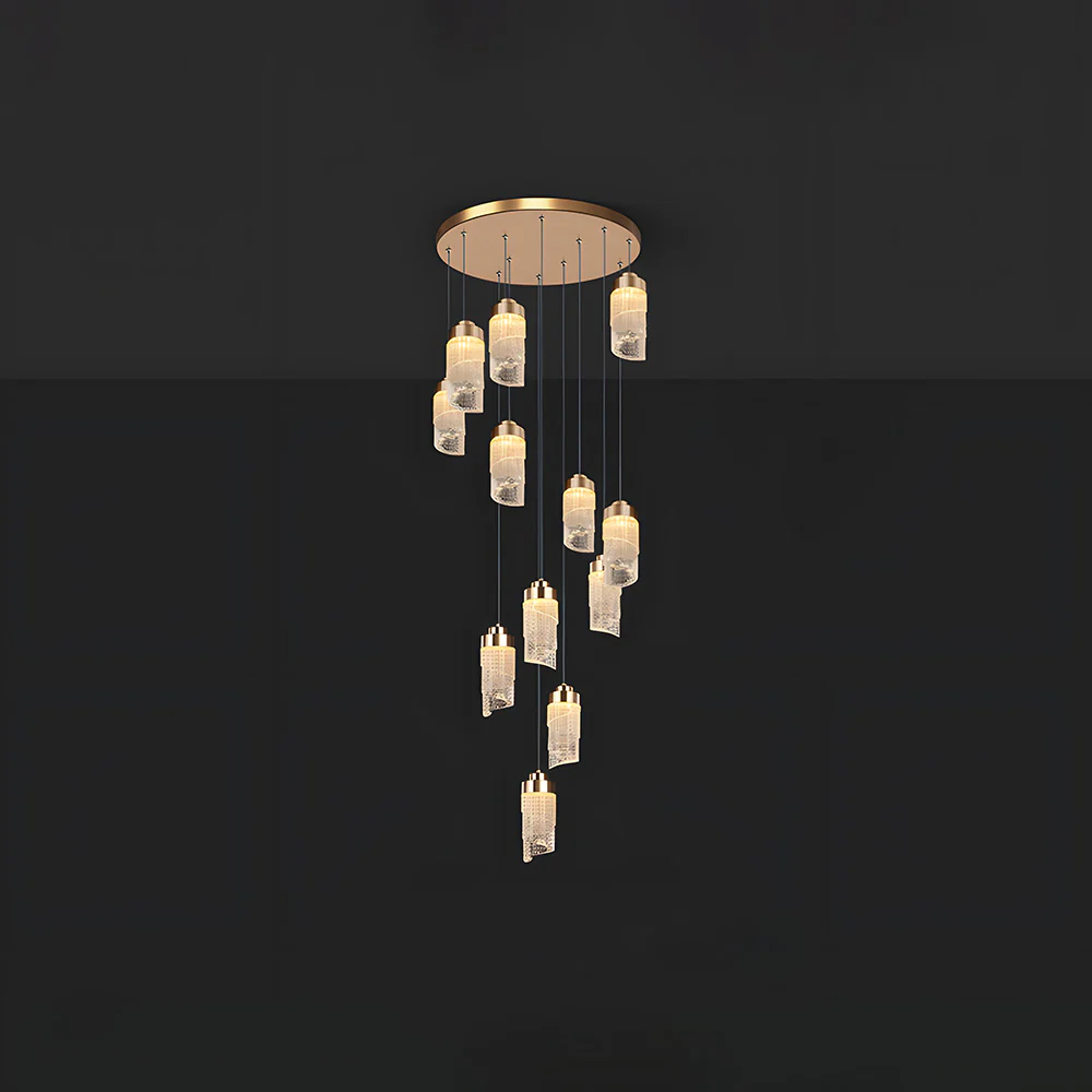 Luxurious Contemporary Acrylic Living Room LED Pendant Lights - Image 19