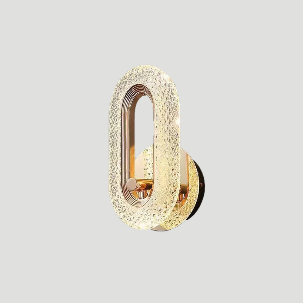 Luxury Acrylic Loop LED Wall Light - Image 11