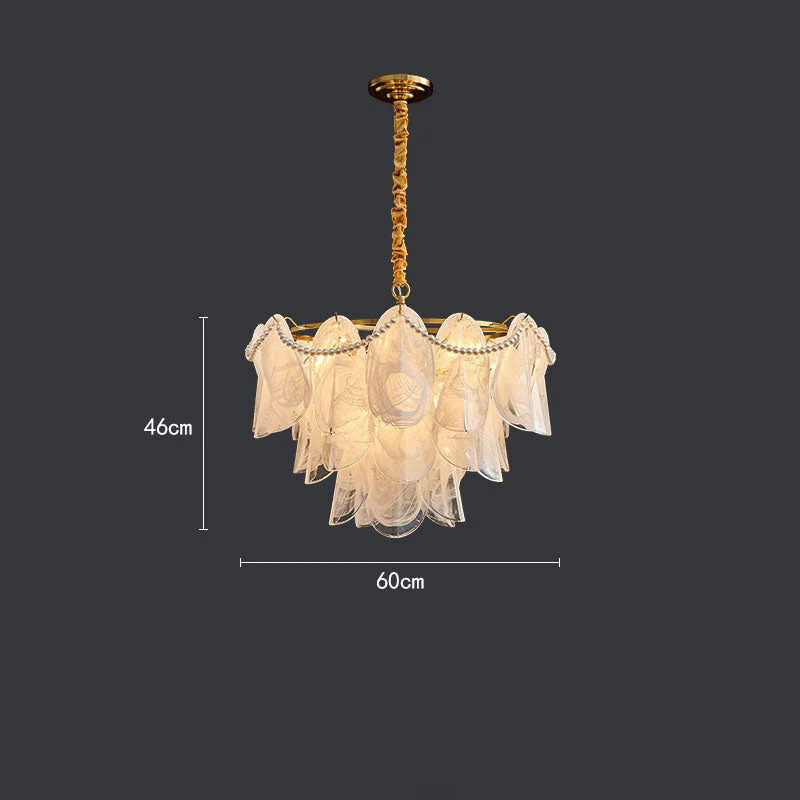 Contemporary Cloud-Inspired Frosted Glass Living Room Chandelier - Image 14
