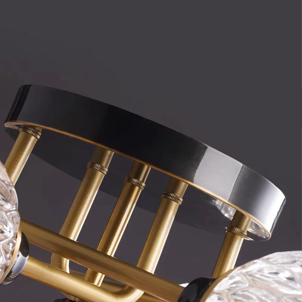 Luxury Copper Semi Flush Ceiling Light - Image 6