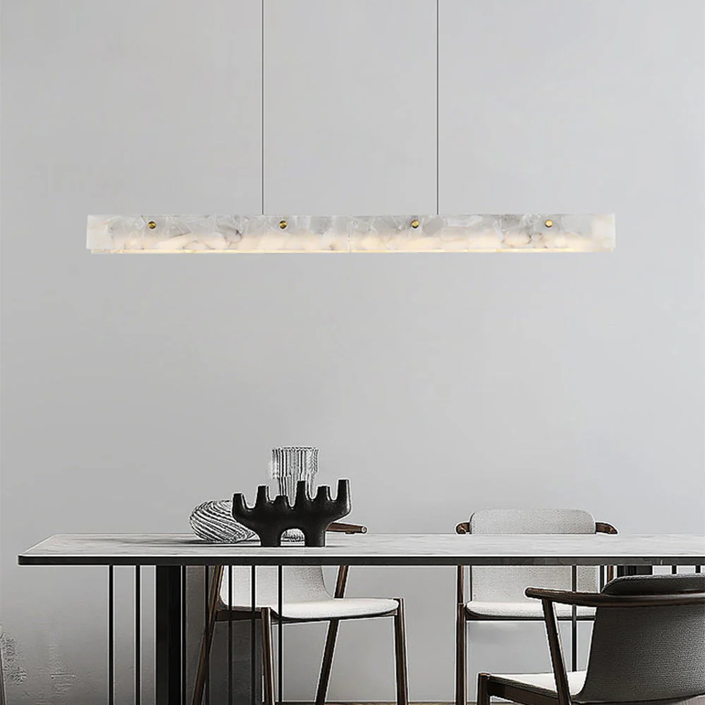 Luxury Marble Long Strip Pendant Light - Image 6