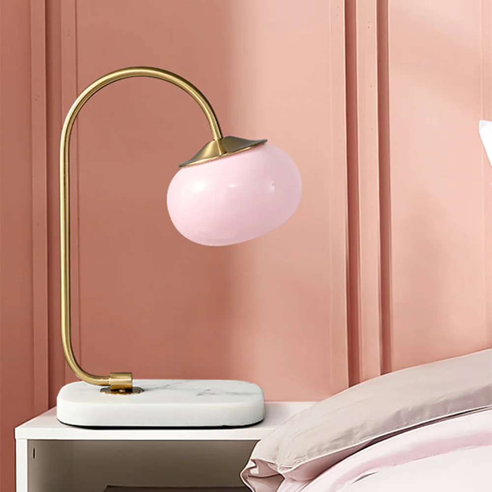 Marshmallow Metal Glass Table Lamp - Image 2