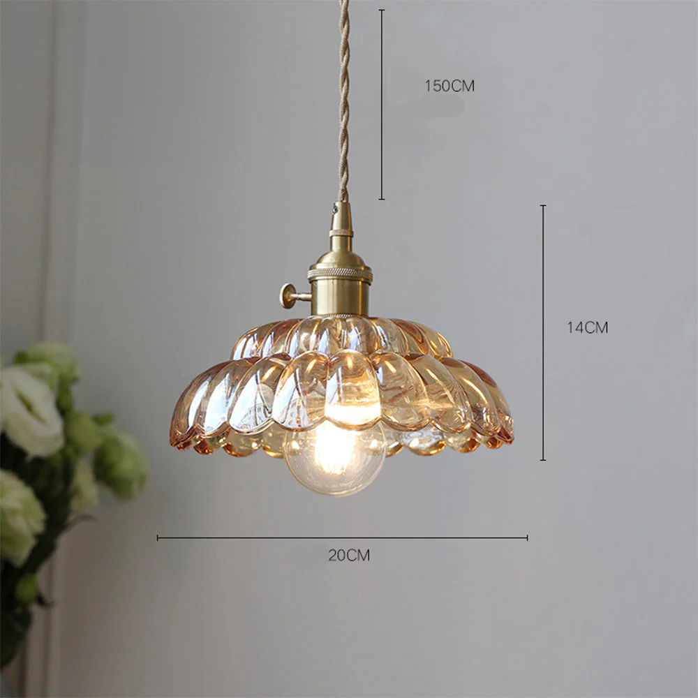 Mid-Century Clear Glass Elegance Pendant Light - Image 2