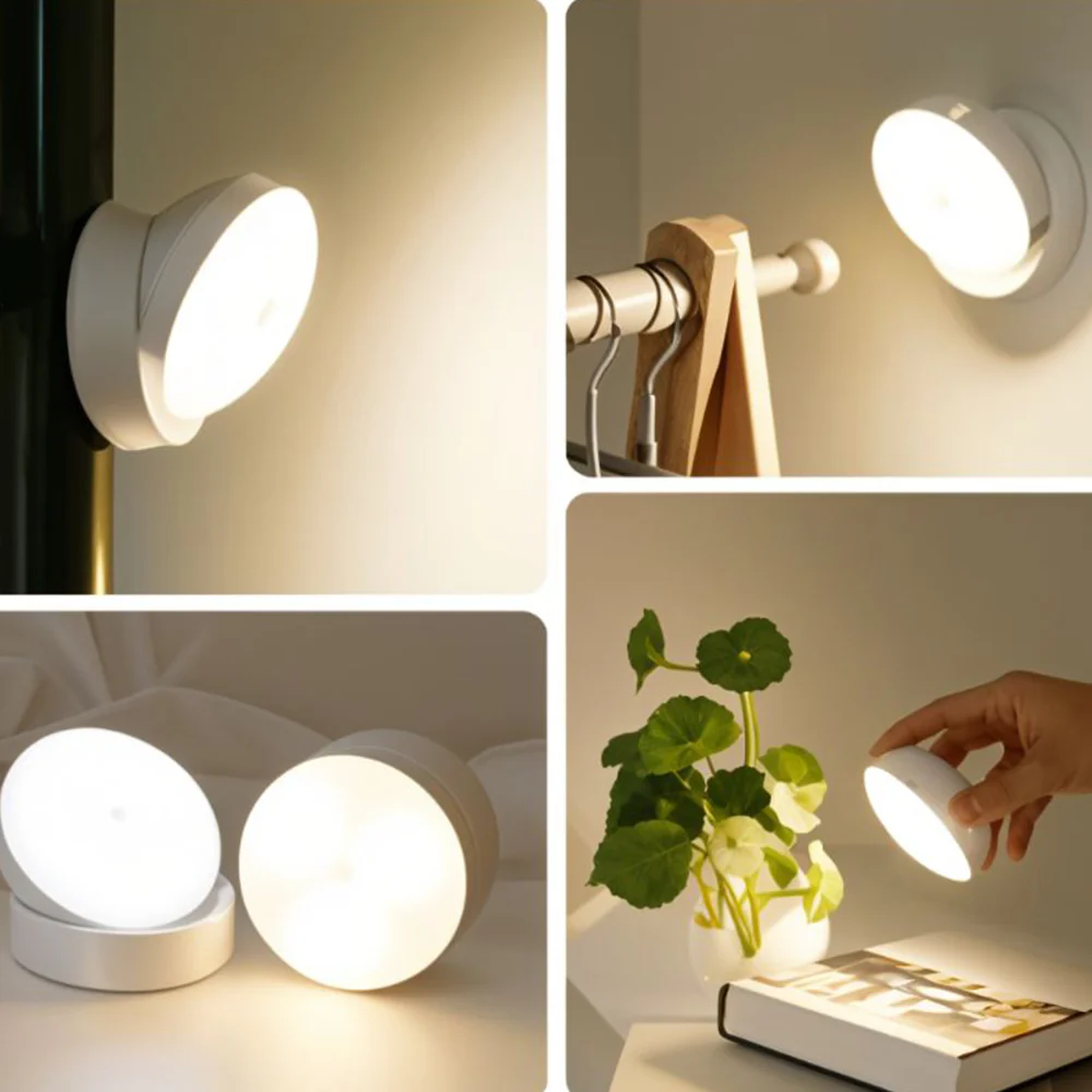 Mini Chargeable White LED Wall Light - Image 9