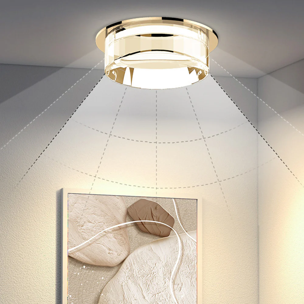 Mini Hallway LED Crystal Ceiling Light - Image 3