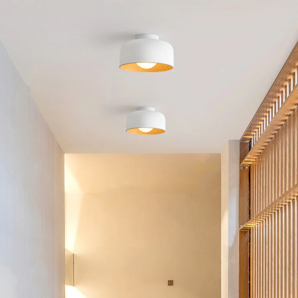 Minimalist Bowl Shaped Metal Ceiling Light - Image 3