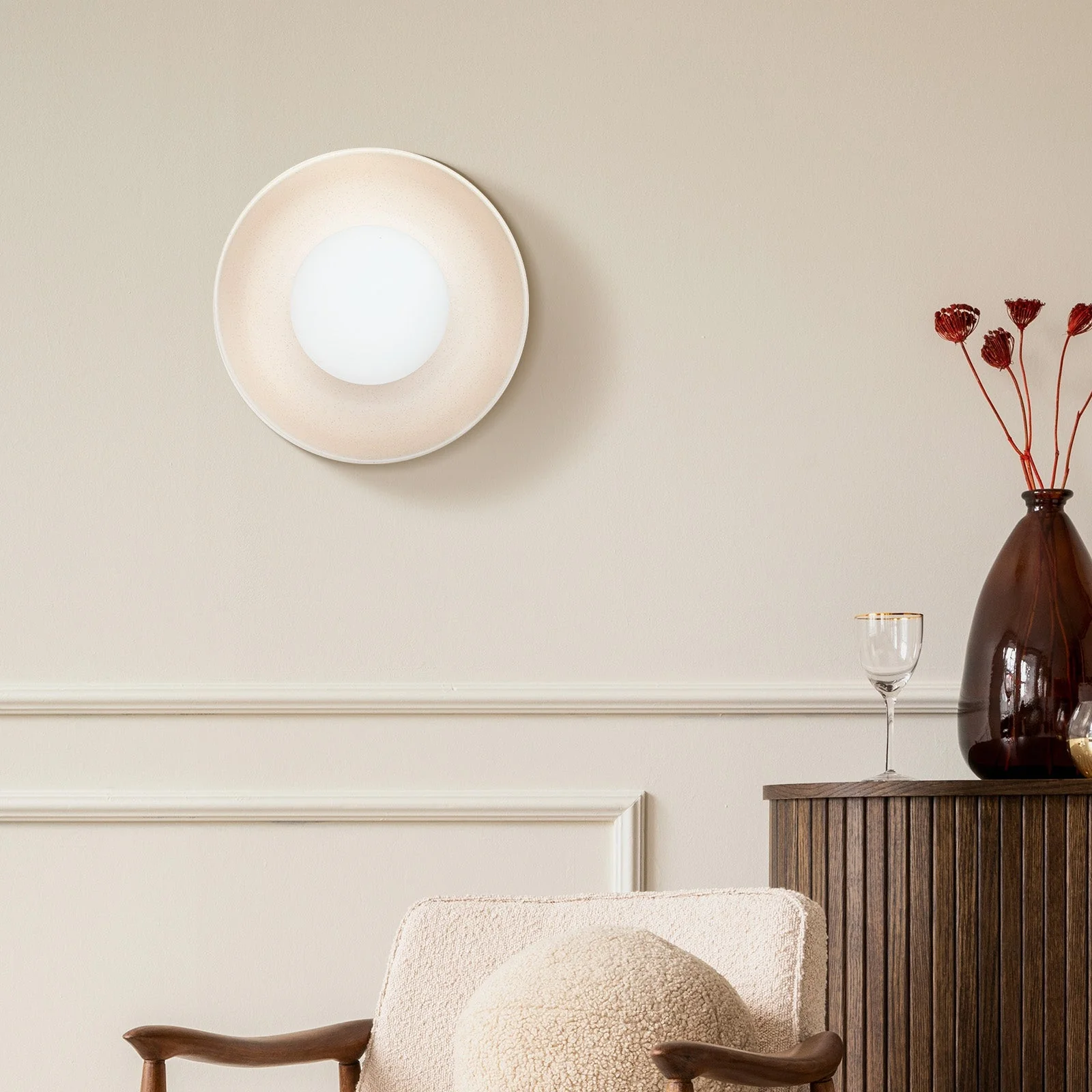 Minimalist Ceramic Stained Wall Light - Image 9