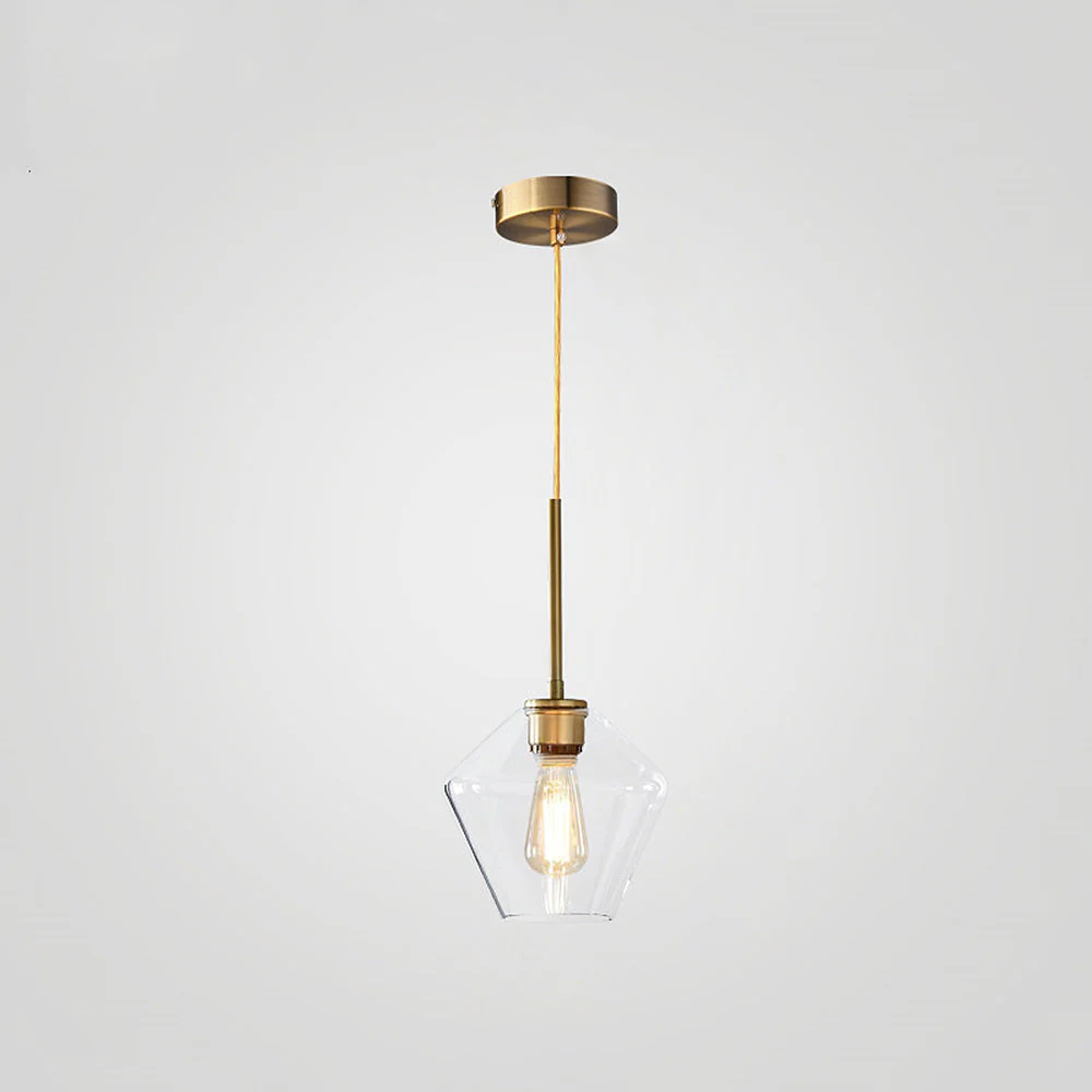Minimalist Clear Rod Pendant Light - Image 13