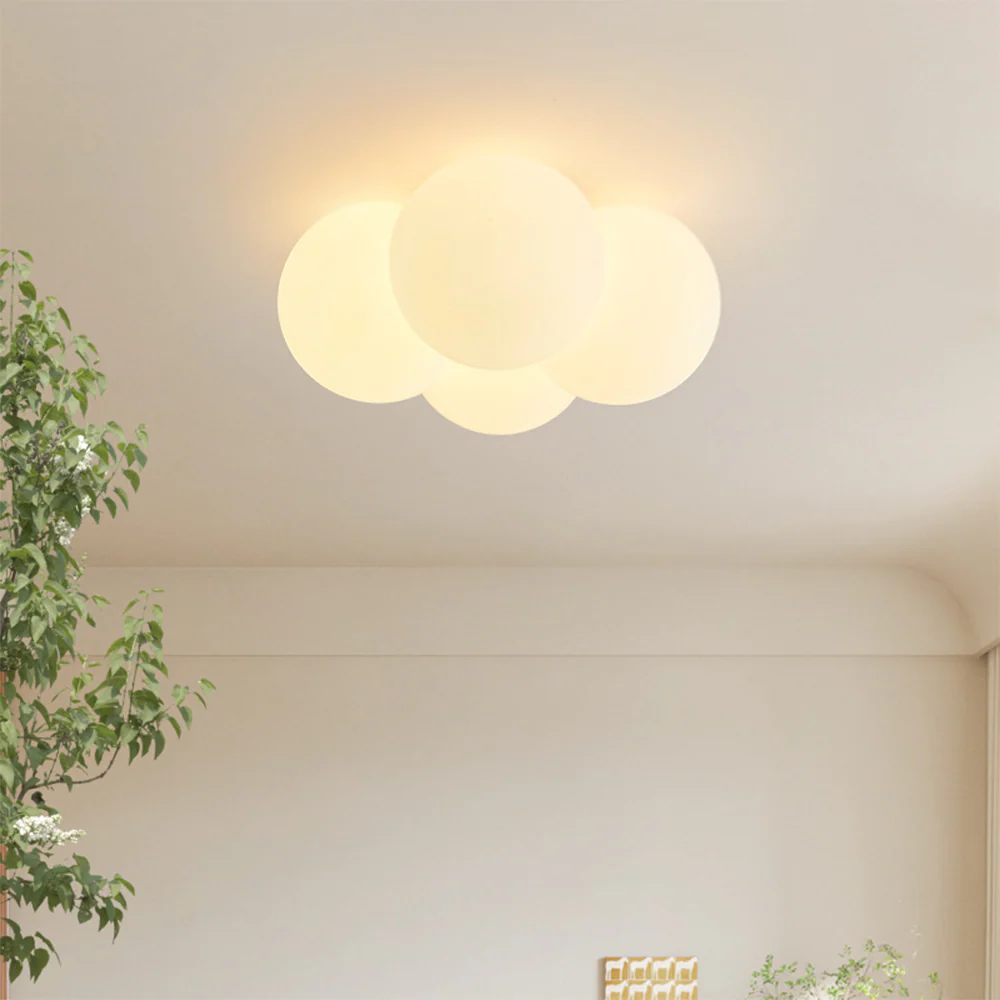 Modern White Cloud Bubbles Ceiling Light - Image 2