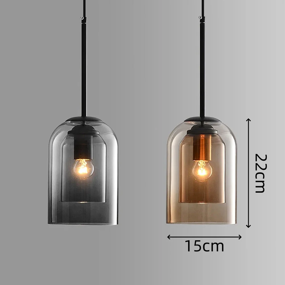 Minimalist Double Layer Small Pendant Light - Image 12