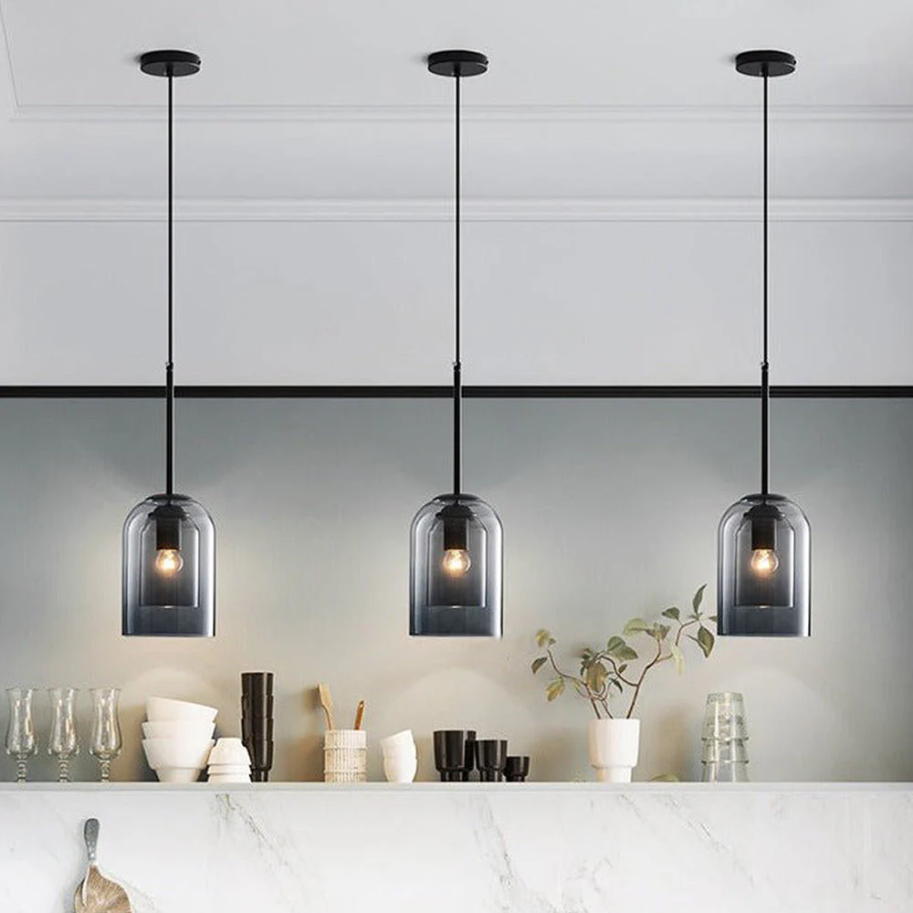 Minimalist Double Layer Small Pendant Light - Image 3