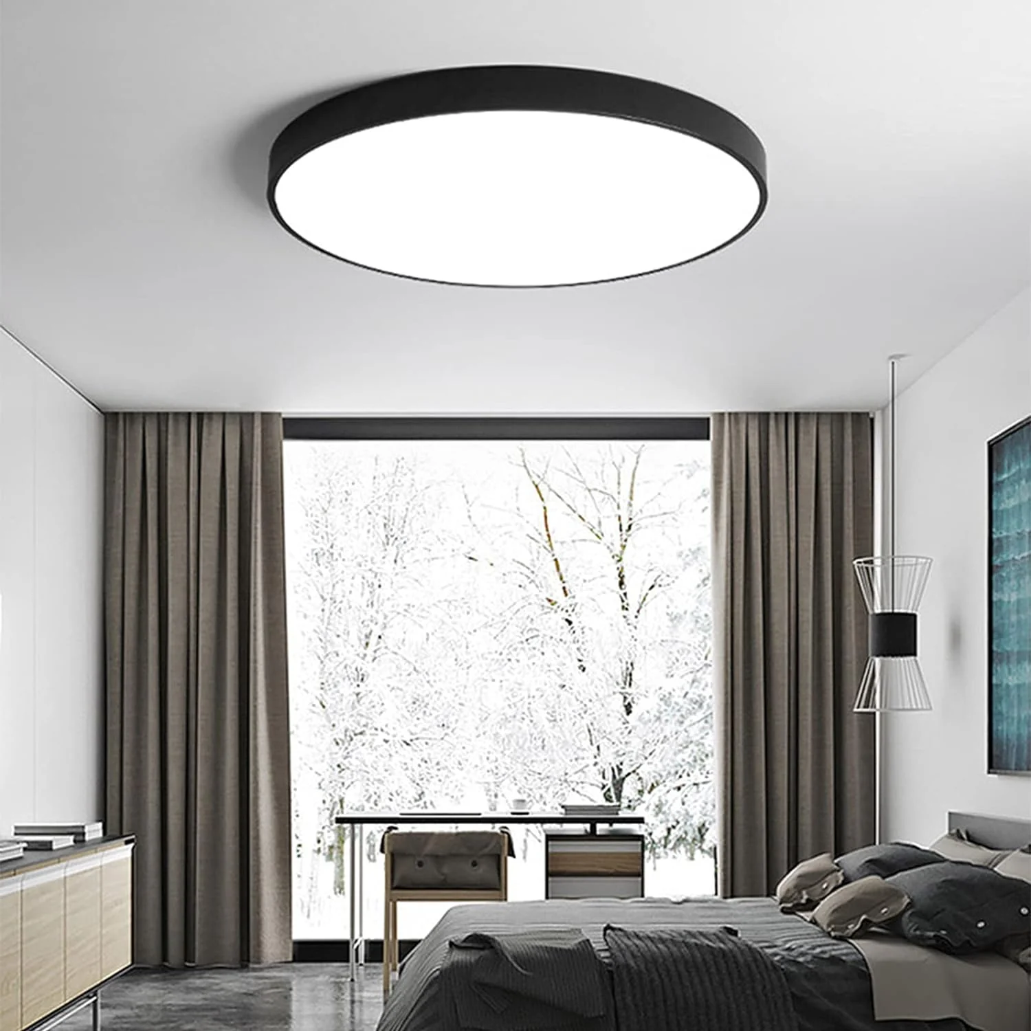 Minimalist Modern Round Flush Ceiling Lights - Image 19