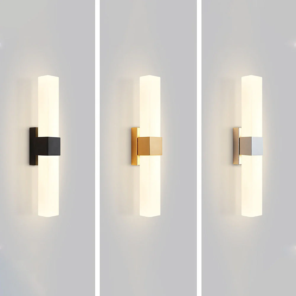 Minimalist Prismatic Metal Wall LED Light - Image 5