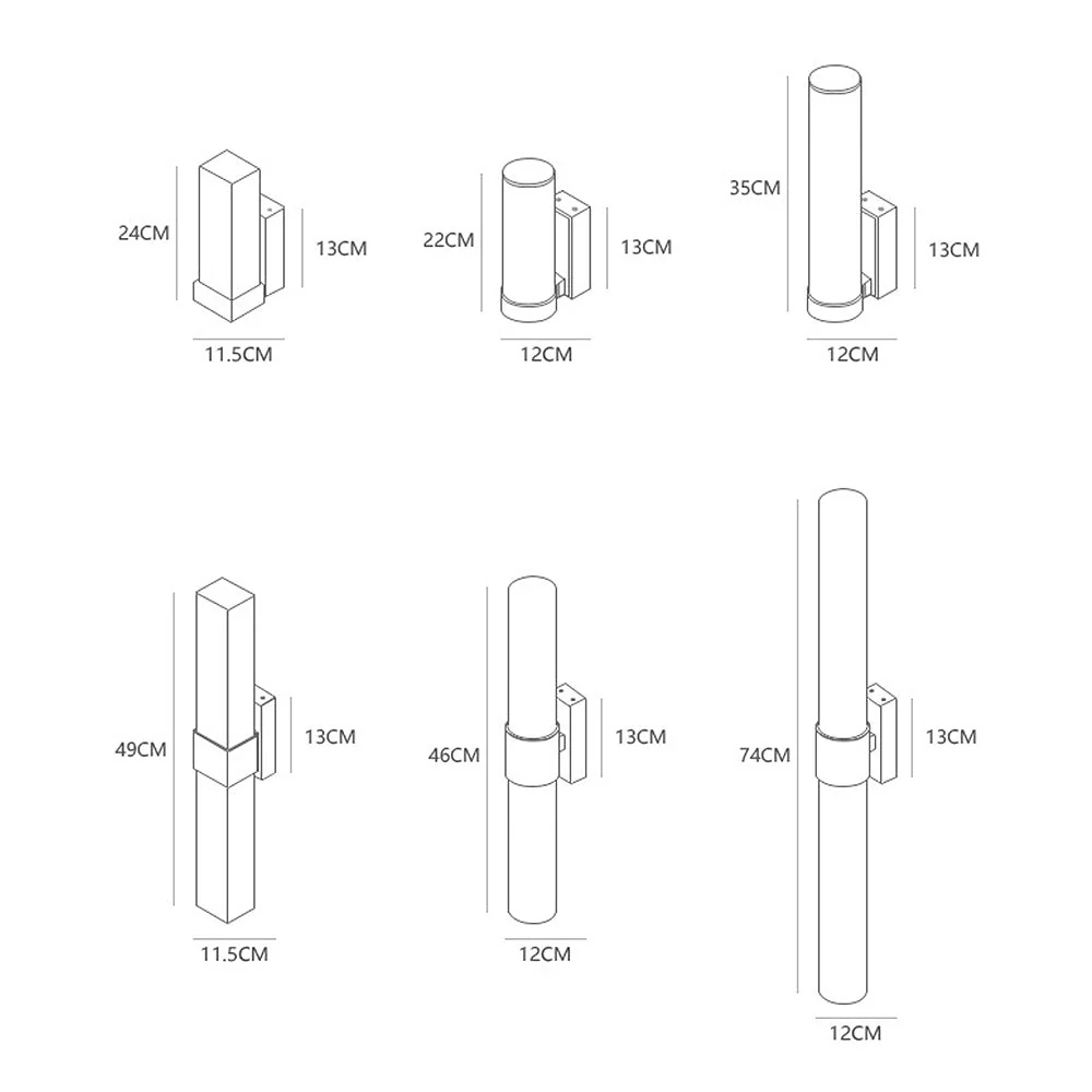 Minimalist Prismatic Metal Wall LED Light - Image 6