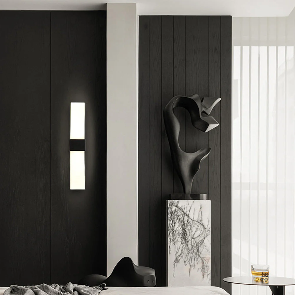 Minimalist Prismatic Metal Wall LED Light - Image 8