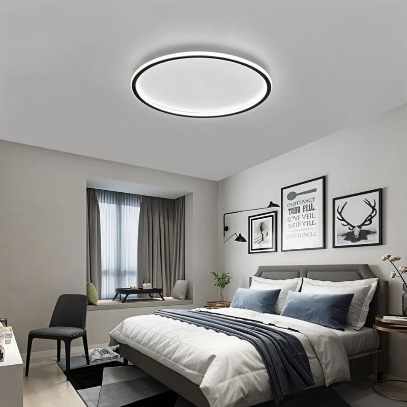 Minimalist Ultra-thin Adjustable Round Ceiling Light - Image 5