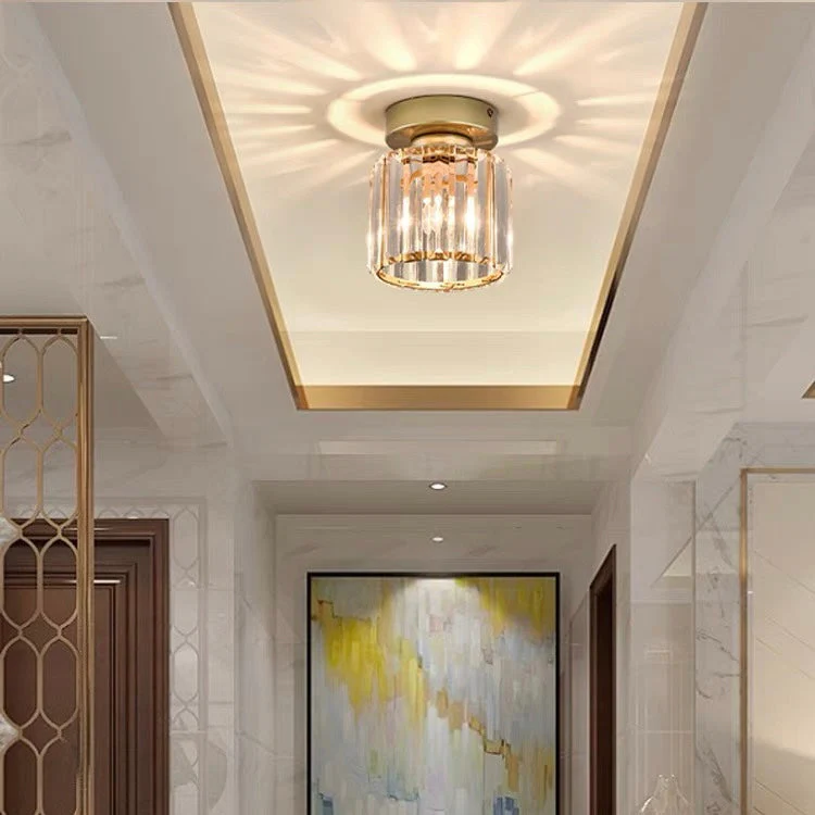 Modern 1-Light Black Hallway Ceiling Light - Image 22