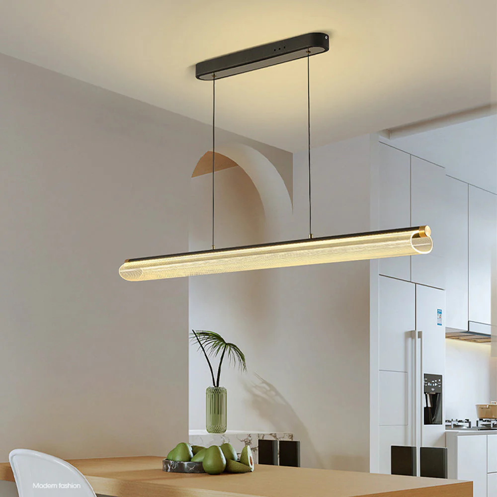 Modern Acrylic Long LED Pendant Light - Image 5