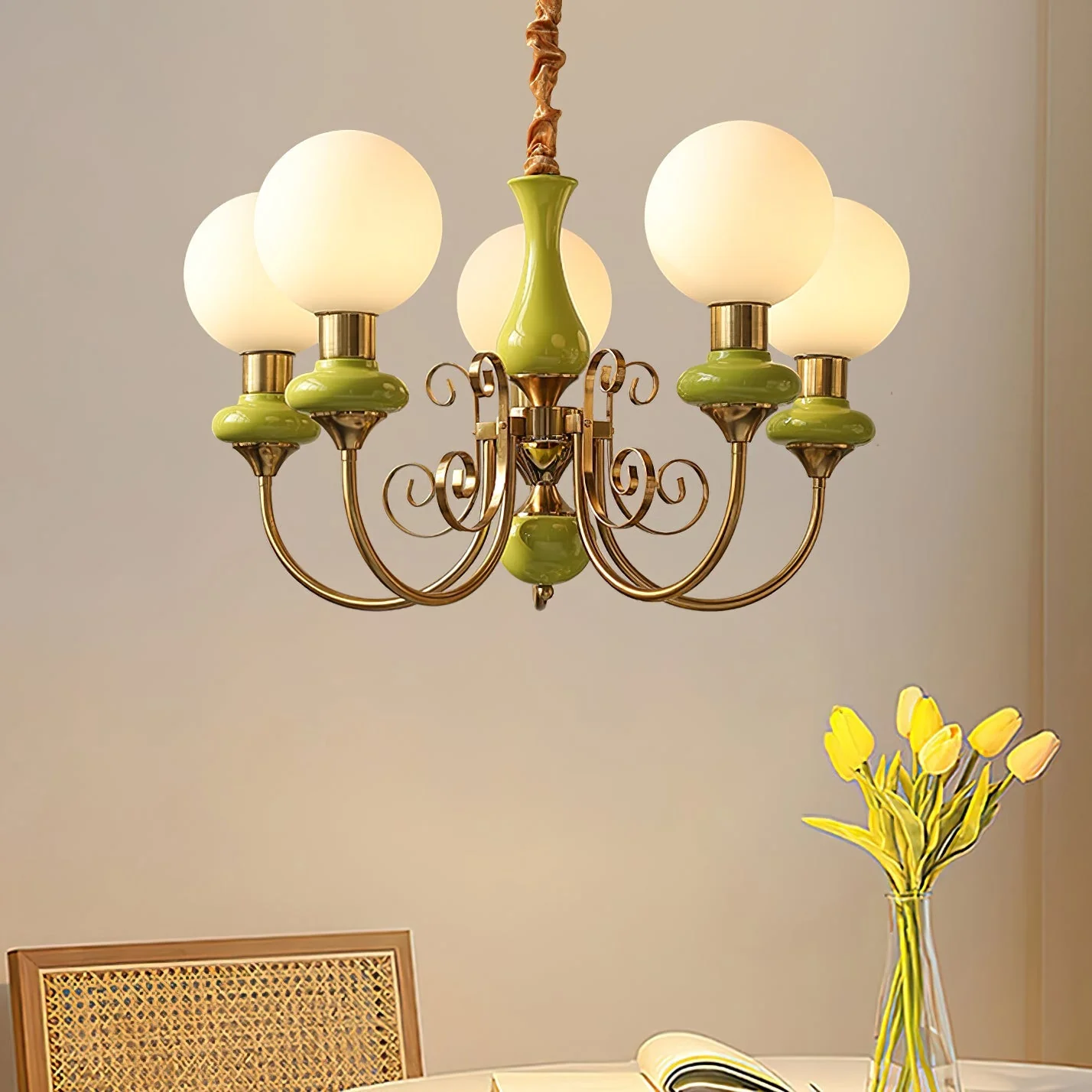 Modern Creative Art Onyx Chandelier - Image 2