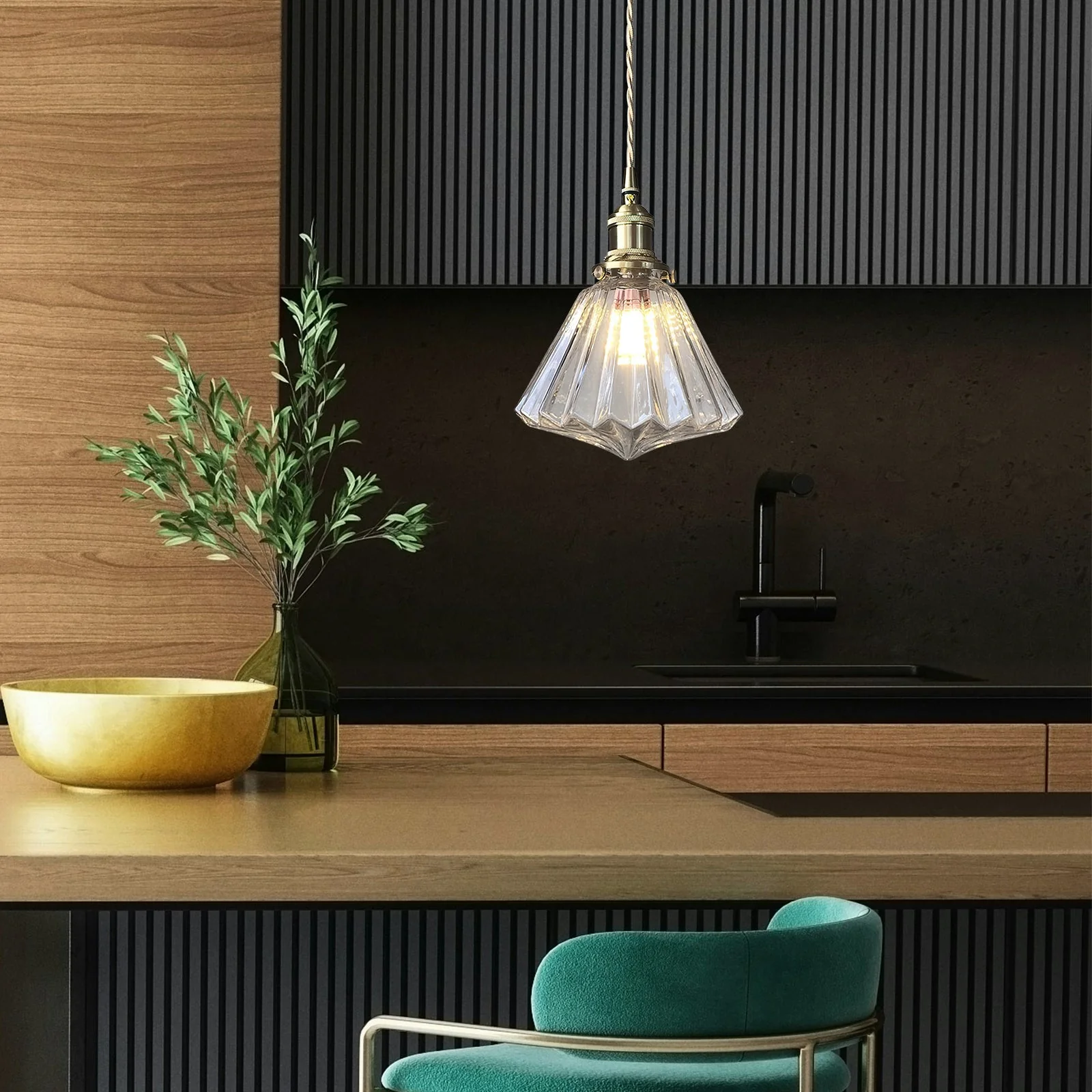 Modern Diamond Glass Pendant Lights - Image 7