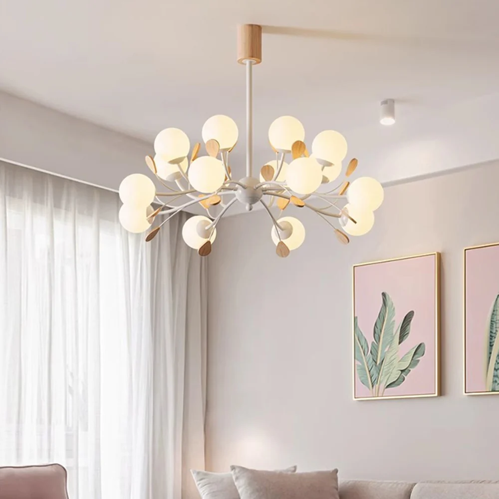 Modern Firefly Glass Chandelier - Image 2
