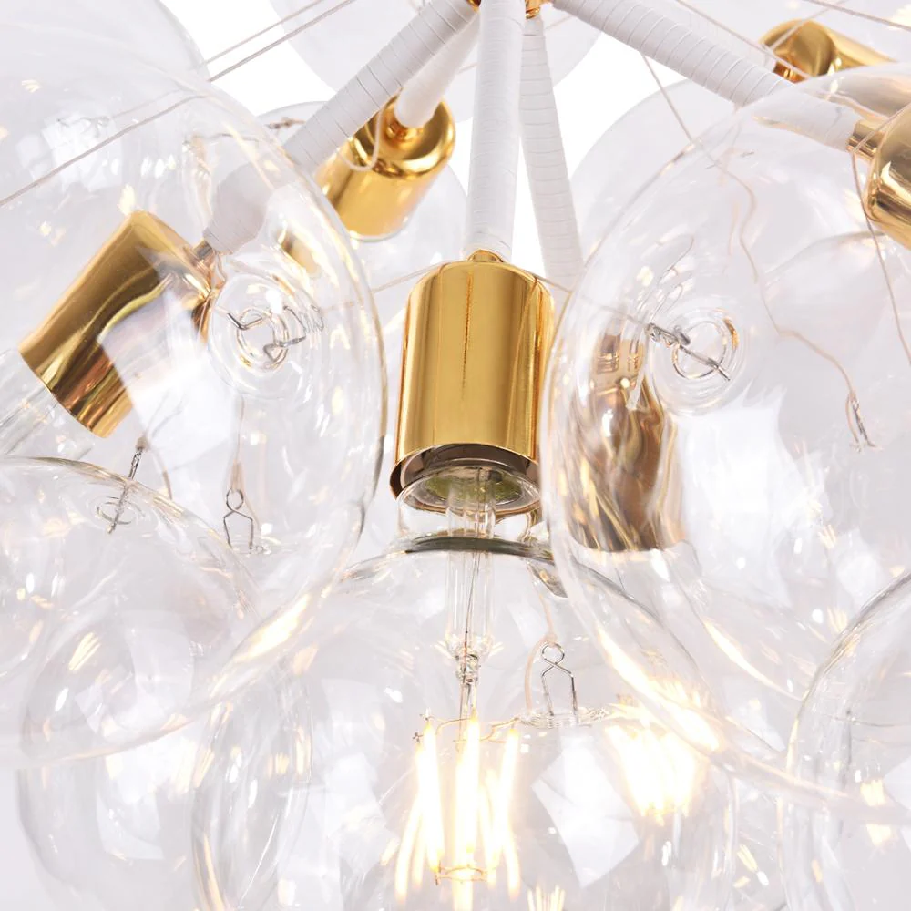 Large Glass Bubble Chandelier for Living Room - Image 6
