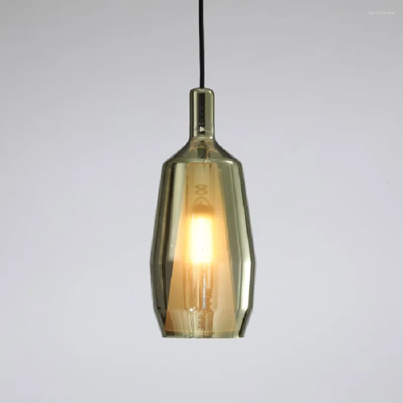 Modern Multicolored Glass Pendant Lamp for Dining - Image 9