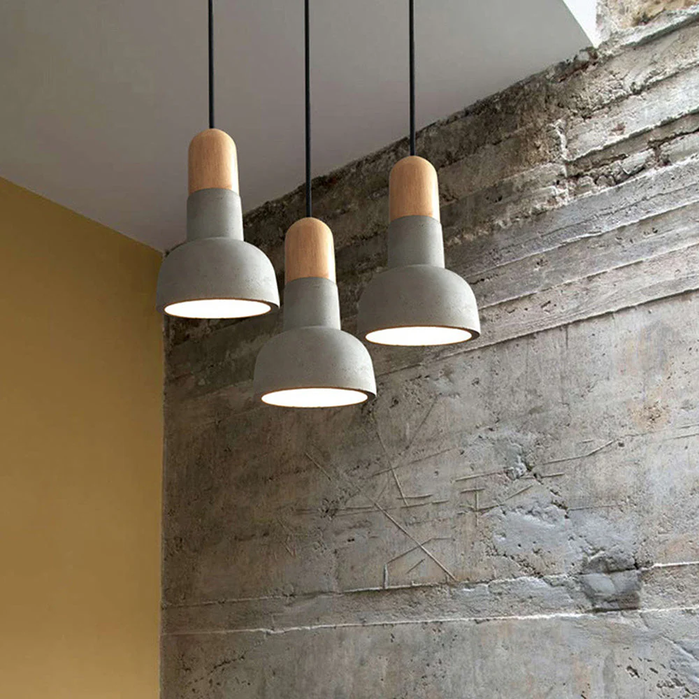 Modern Loft Concrete Stained Pendant Light - Image 16