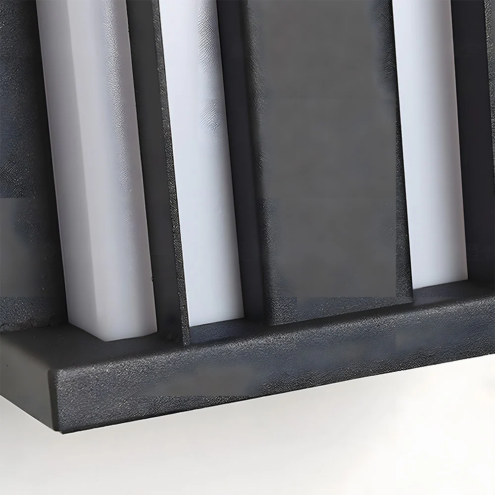 Modern Multifunctional Outdoor Black Waterproof LED Wall Light - Image 15