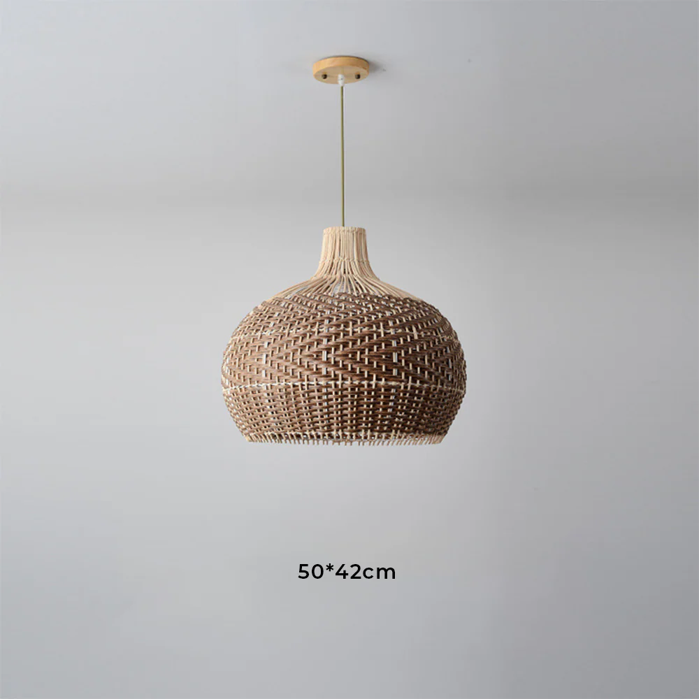 Modern Rattan Handwoven Pendant Light - Image 10