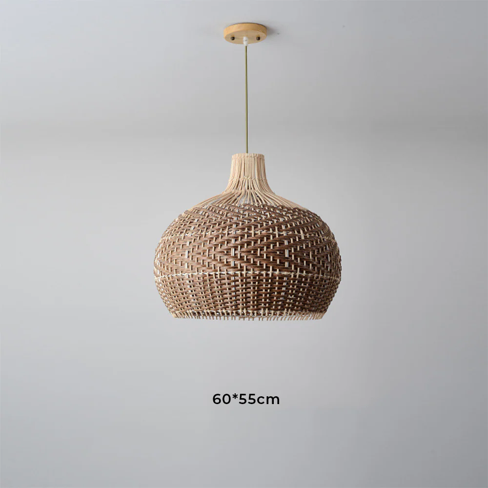 Modern Rattan Handwoven Pendant Light - Image 11