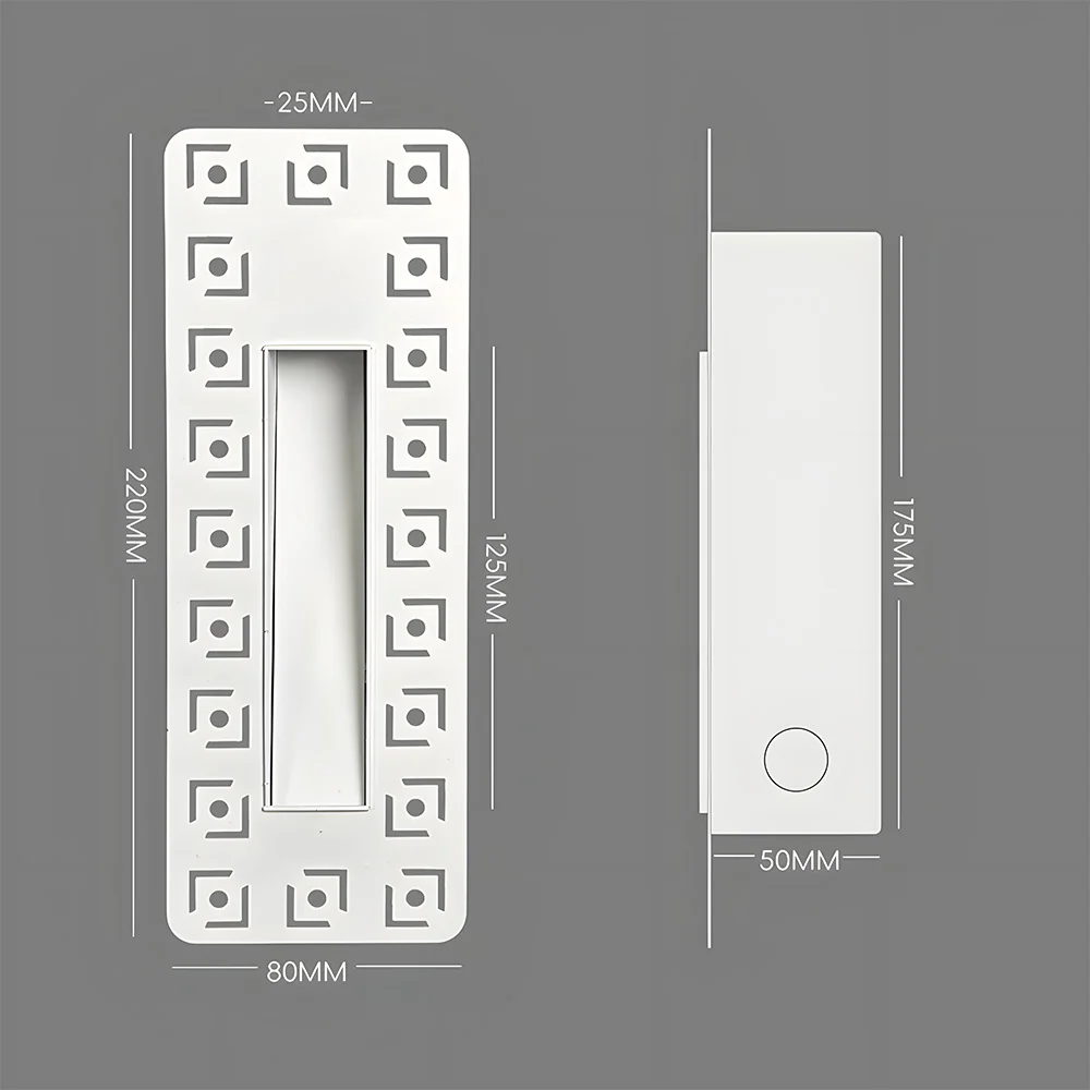Modern Simple Embedded Frameless Staircase LED Wall Light - Image 7