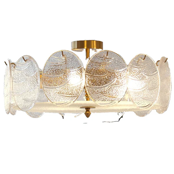 Modern Style Retro Glass Petals Ceiling Lamp - Image 8