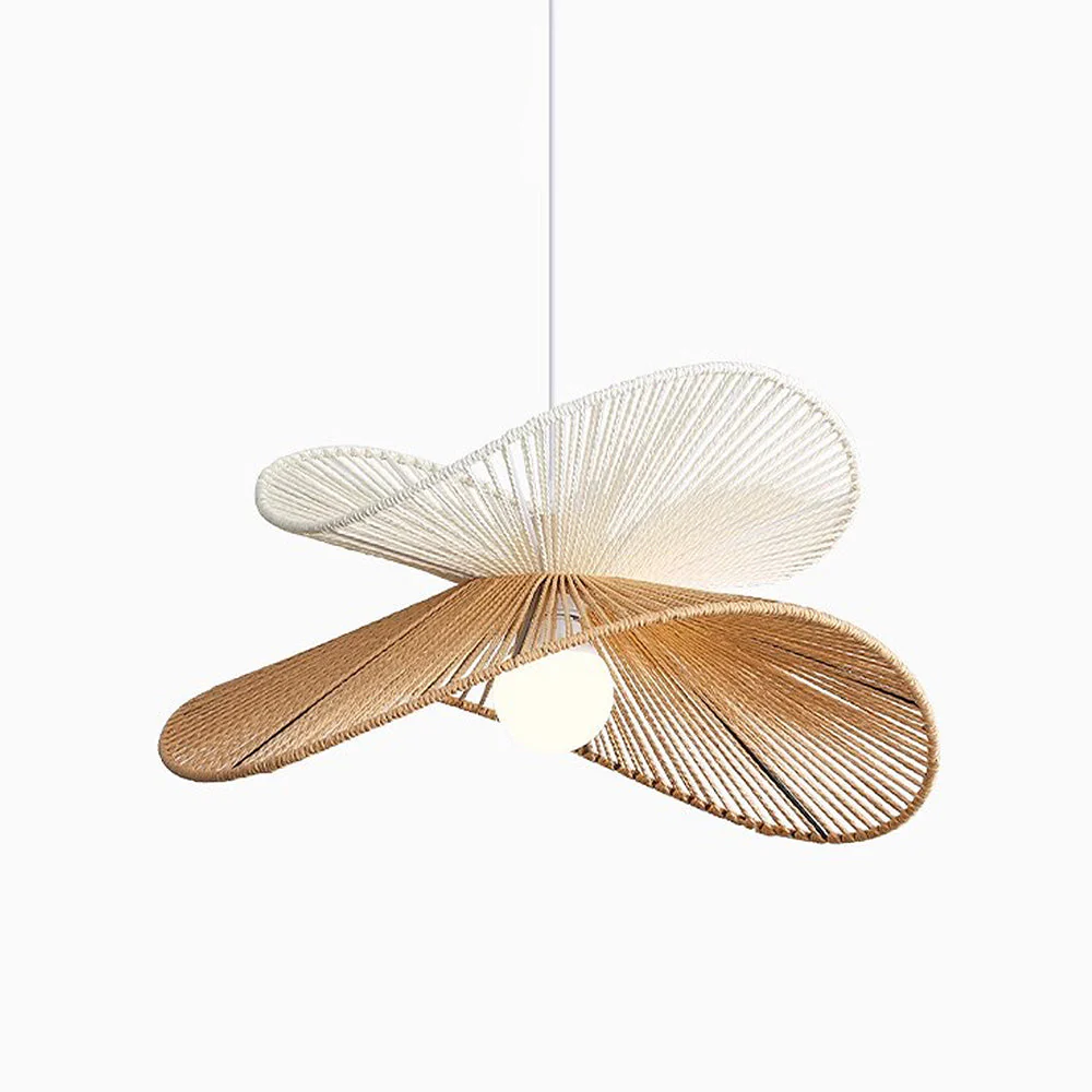 Natural Minimalist Rattan Pendant Light - Image 14