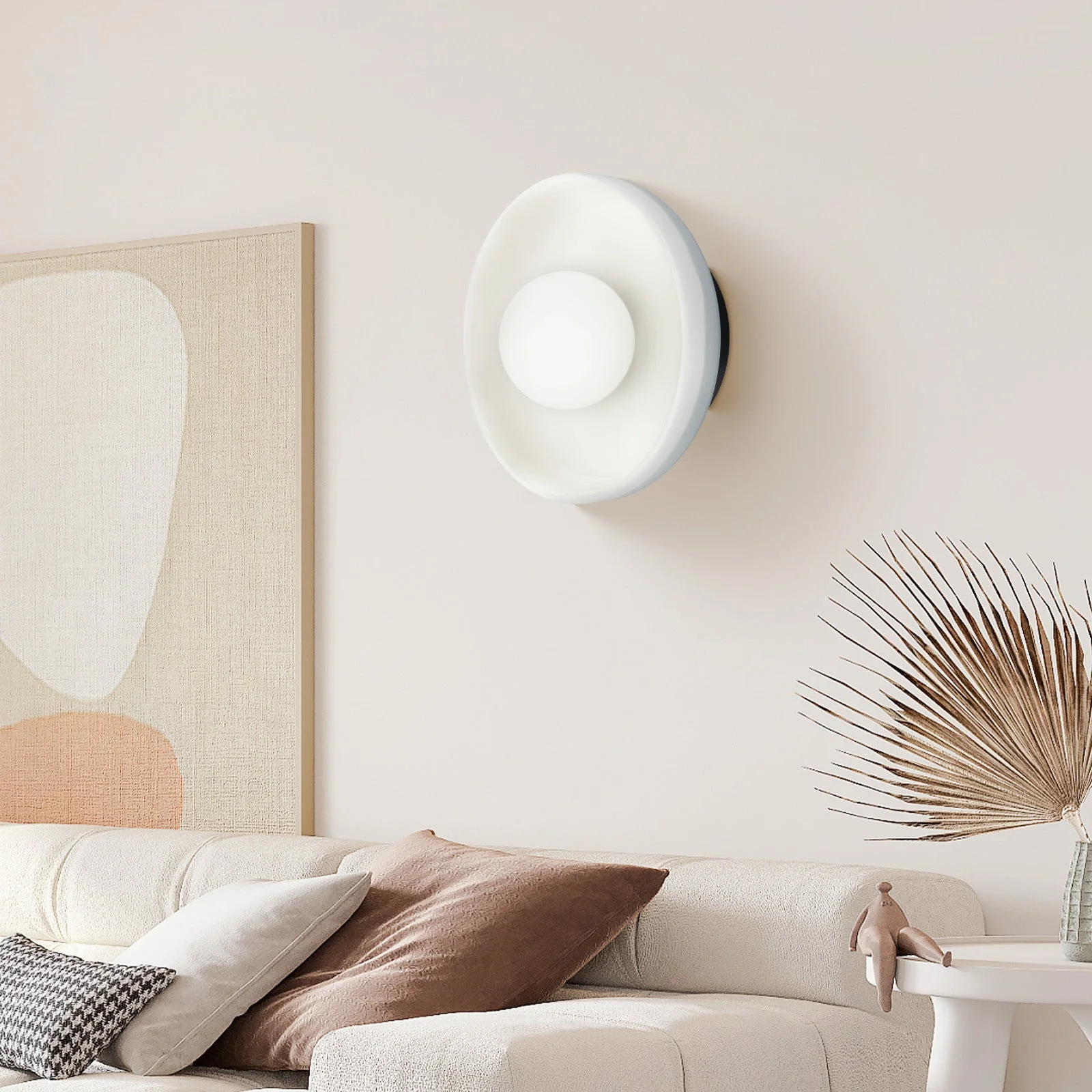 Nordic Ceramic Gradient Blue Wall Light - Image 4