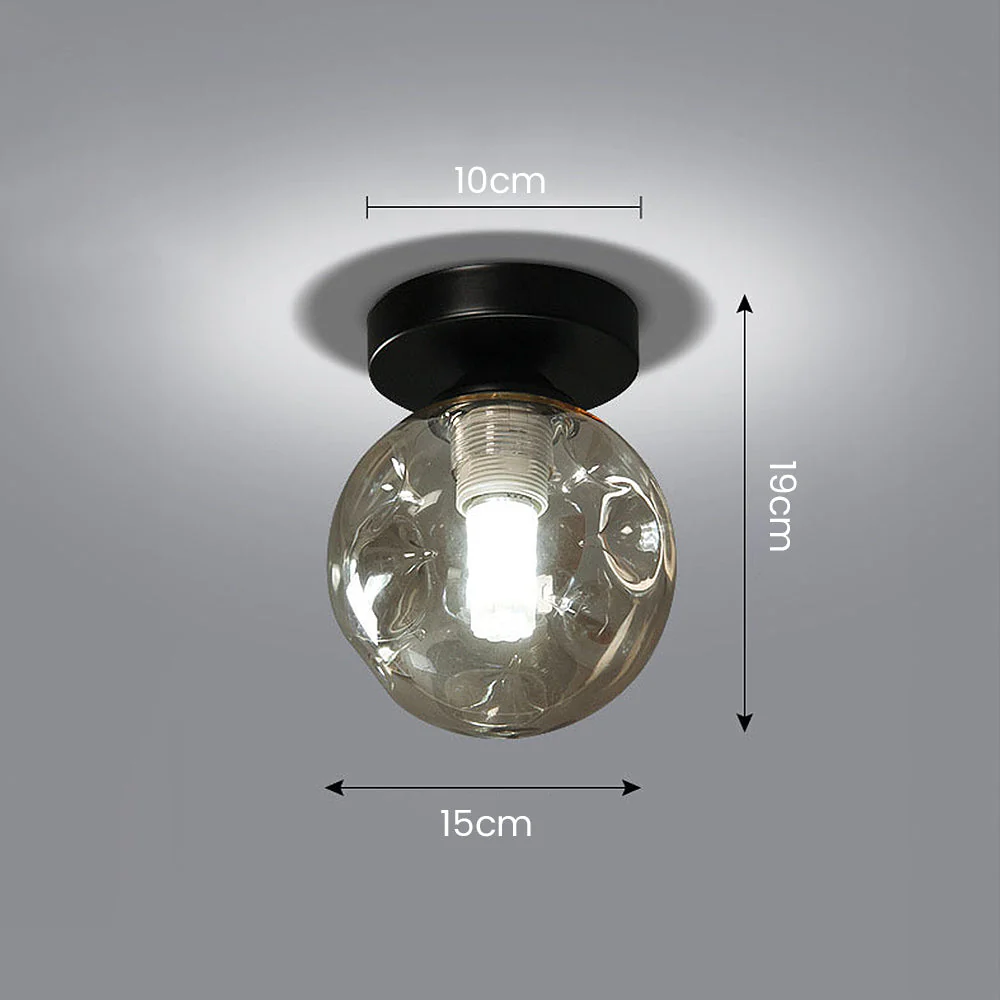 Nordic Clear Glass Ball Ceiling Light - Image 11