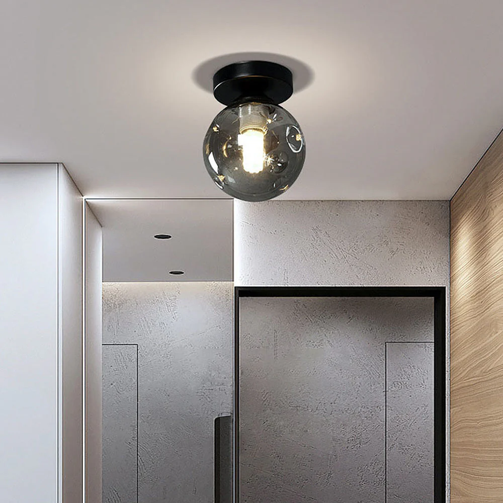 Nordic Clear Glass Ball Ceiling Light - Image 12